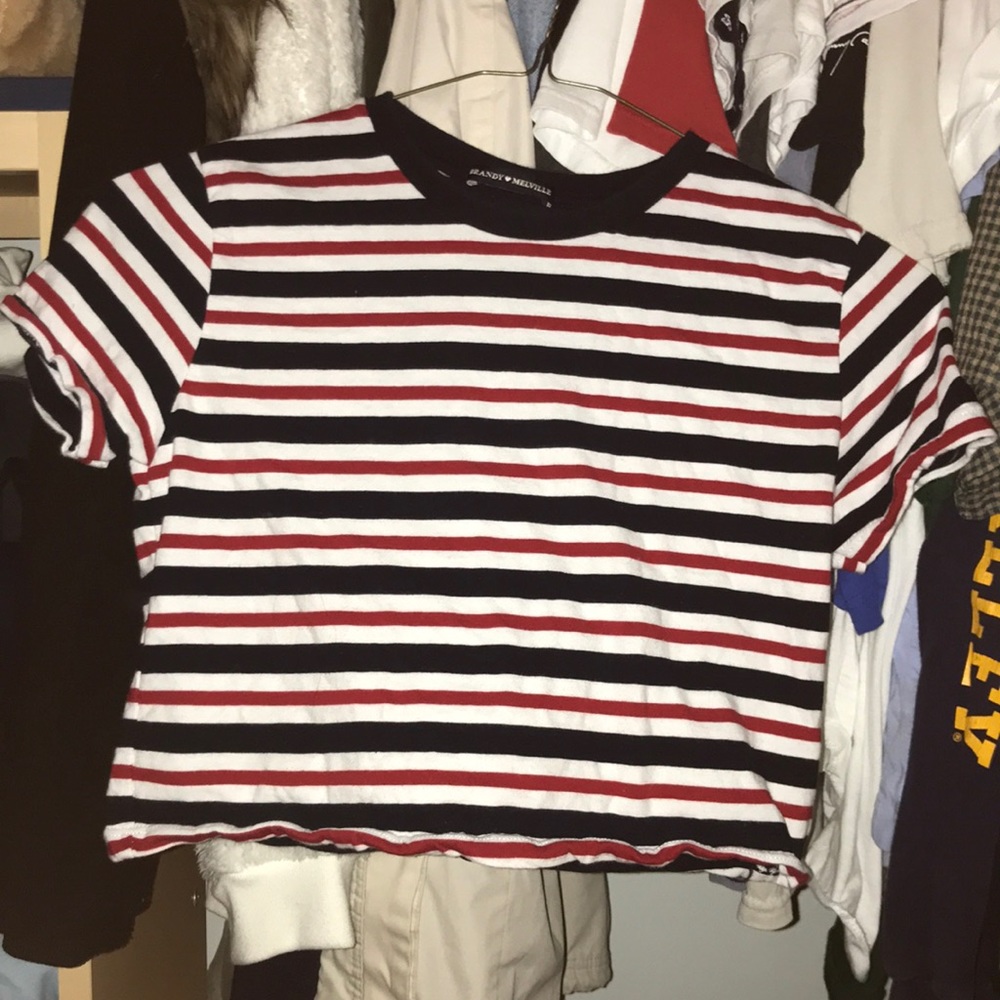 Brandy Melville stripe crop